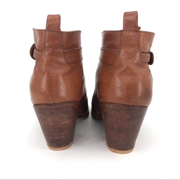 RACHEL COMEY Hitch Buckle Bootie Leather Brown 9 - Picture 8 of 13